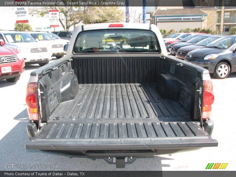 Desert Sand Mica / Graphite Gray 2006 Toyota Tacoma Regular Cab