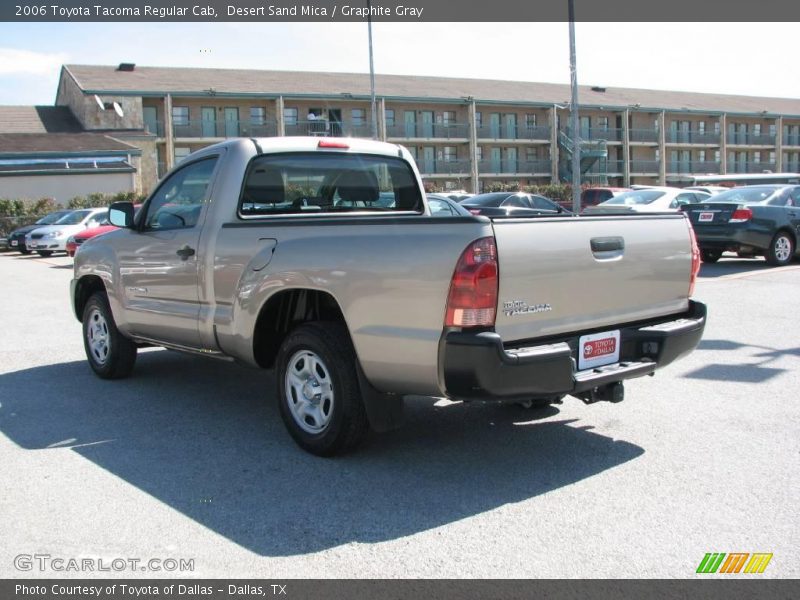Desert Sand Mica / Graphite Gray 2006 Toyota Tacoma Regular Cab