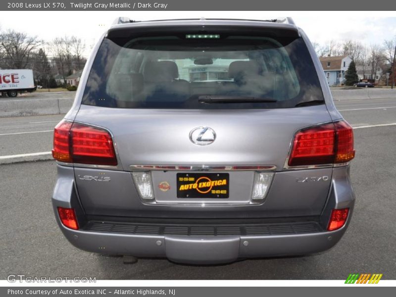 Twilight Gray Metallic / Dark Gray 2008 Lexus LX 570