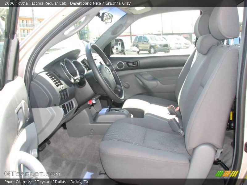 Desert Sand Mica / Graphite Gray 2006 Toyota Tacoma Regular Cab