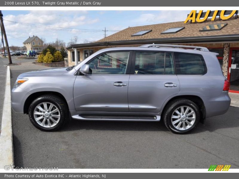 Twilight Gray Metallic / Dark Gray 2008 Lexus LX 570