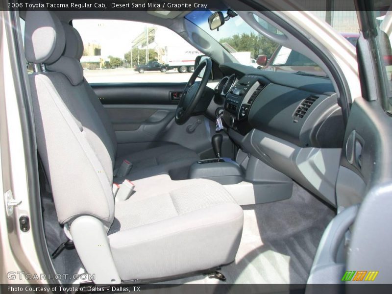 Desert Sand Mica / Graphite Gray 2006 Toyota Tacoma Regular Cab