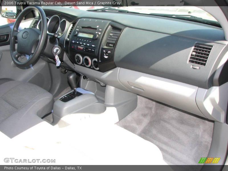 Desert Sand Mica / Graphite Gray 2006 Toyota Tacoma Regular Cab