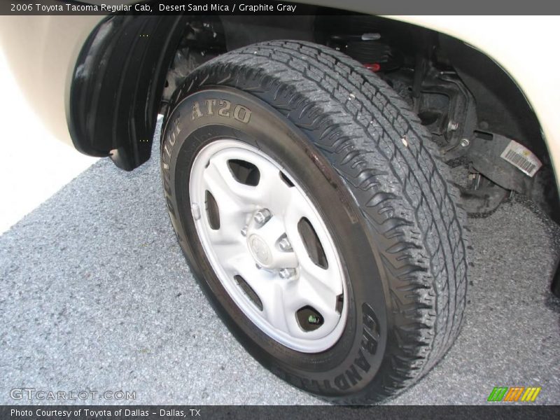 Desert Sand Mica / Graphite Gray 2006 Toyota Tacoma Regular Cab