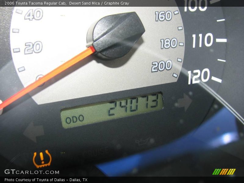 Desert Sand Mica / Graphite Gray 2006 Toyota Tacoma Regular Cab