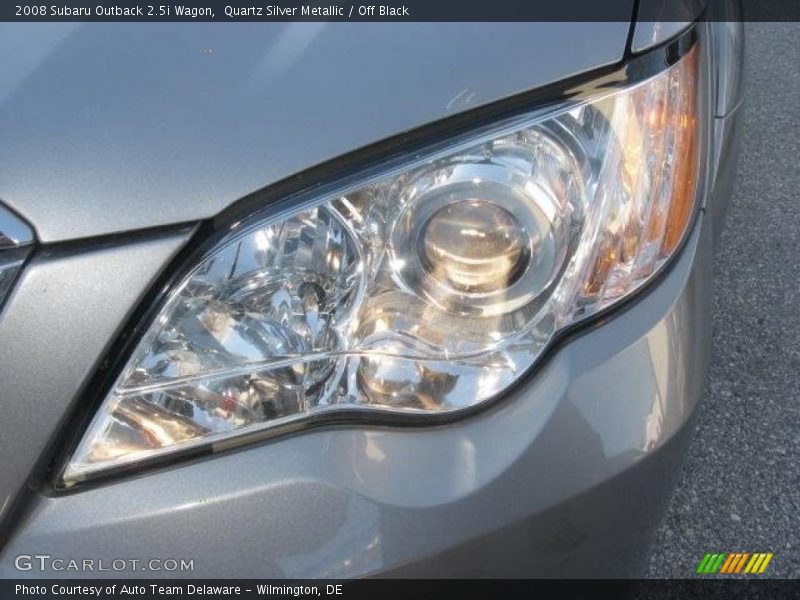 Quartz Silver Metallic / Off Black 2008 Subaru Outback 2.5i Wagon