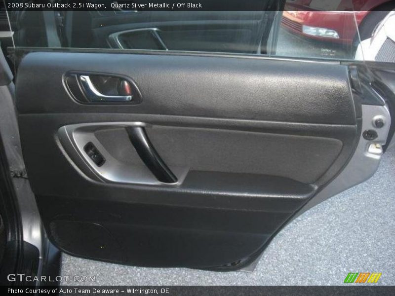 Quartz Silver Metallic / Off Black 2008 Subaru Outback 2.5i Wagon