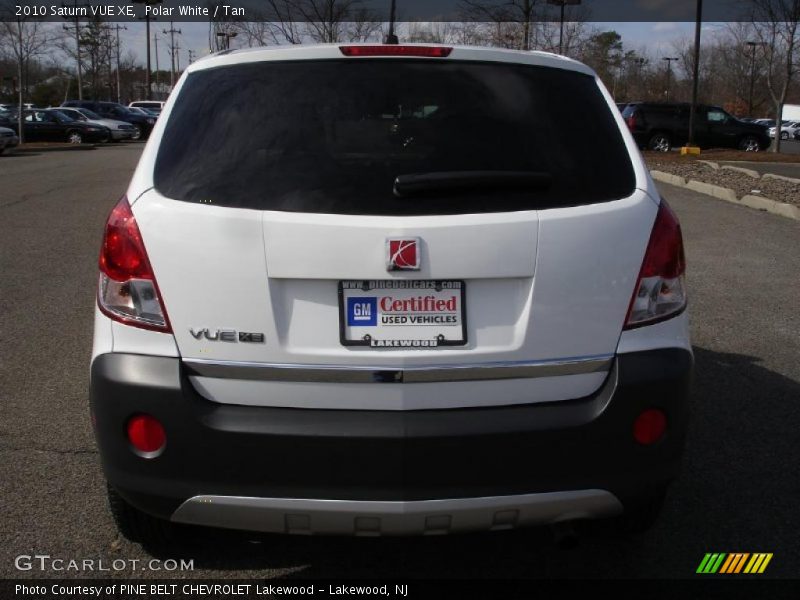 Polar White / Tan 2010 Saturn VUE XE