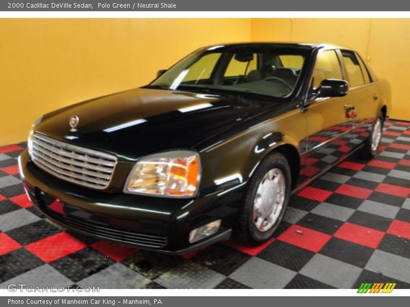 Polo Green / Neutral Shale 2000 Cadillac DeVille Sedan