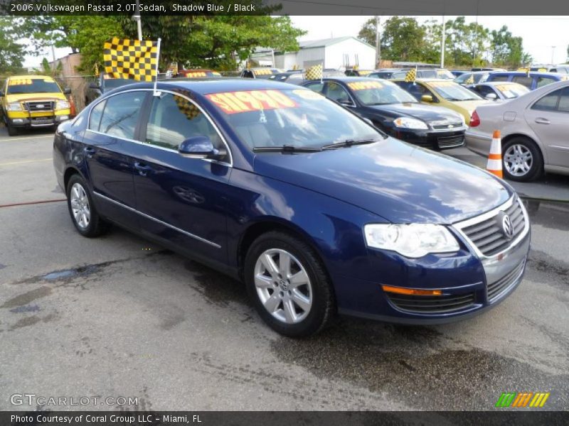 Shadow Blue / Black 2006 Volkswagen Passat 2.0T Sedan