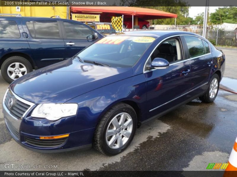 Shadow Blue / Black 2006 Volkswagen Passat 2.0T Sedan