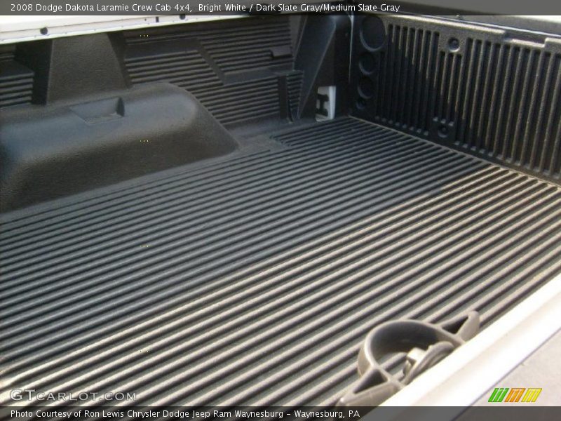 Bright White / Dark Slate Gray/Medium Slate Gray 2008 Dodge Dakota Laramie Crew Cab 4x4