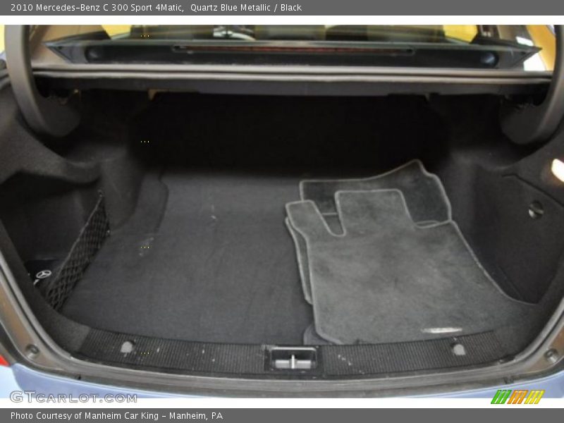 Quartz Blue Metallic / Black 2010 Mercedes-Benz C 300 Sport 4Matic