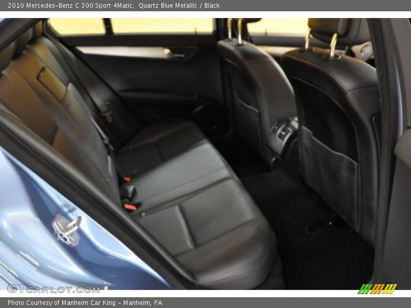 Quartz Blue Metallic / Black 2010 Mercedes-Benz C 300 Sport 4Matic