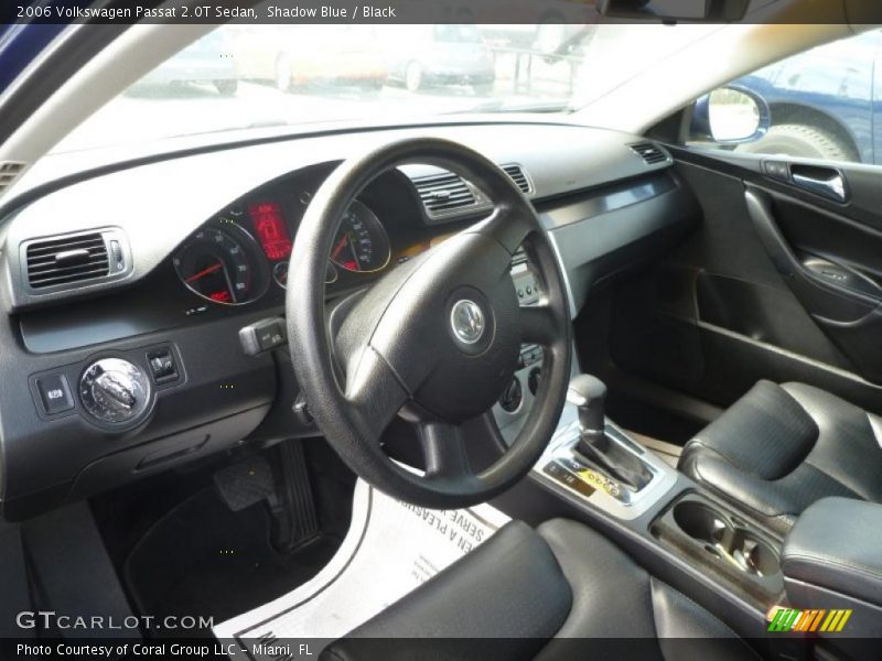 Shadow Blue / Black 2006 Volkswagen Passat 2.0T Sedan