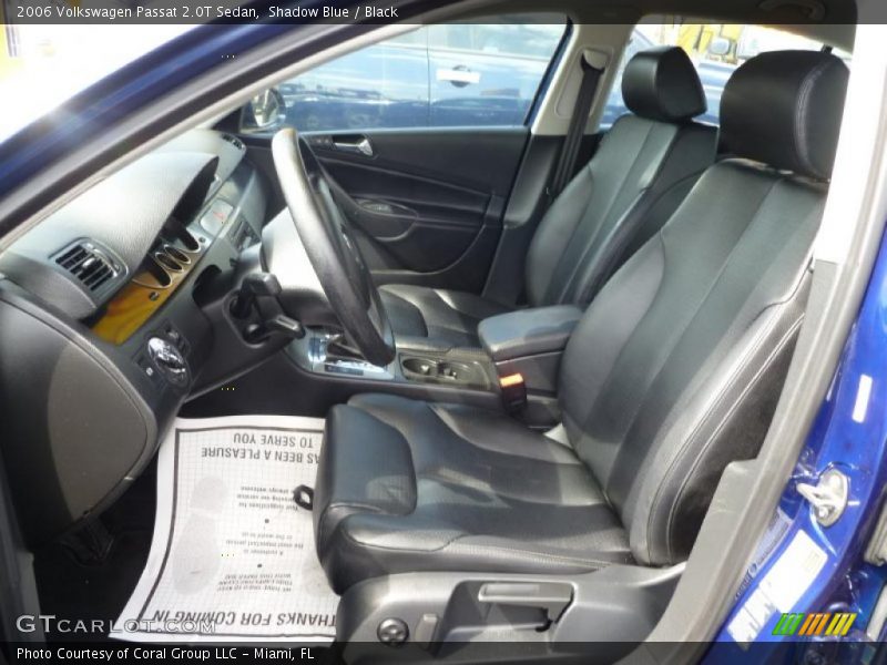 Shadow Blue / Black 2006 Volkswagen Passat 2.0T Sedan