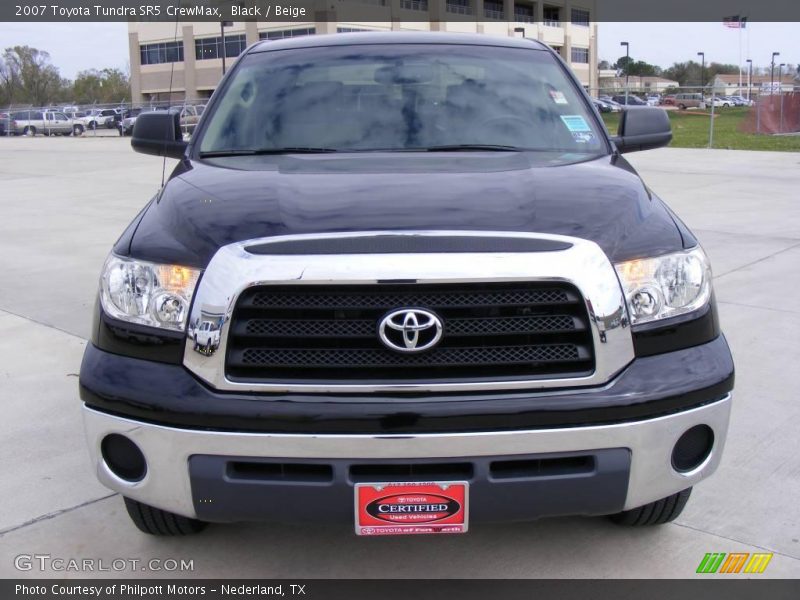 Black / Beige 2007 Toyota Tundra SR5 CrewMax