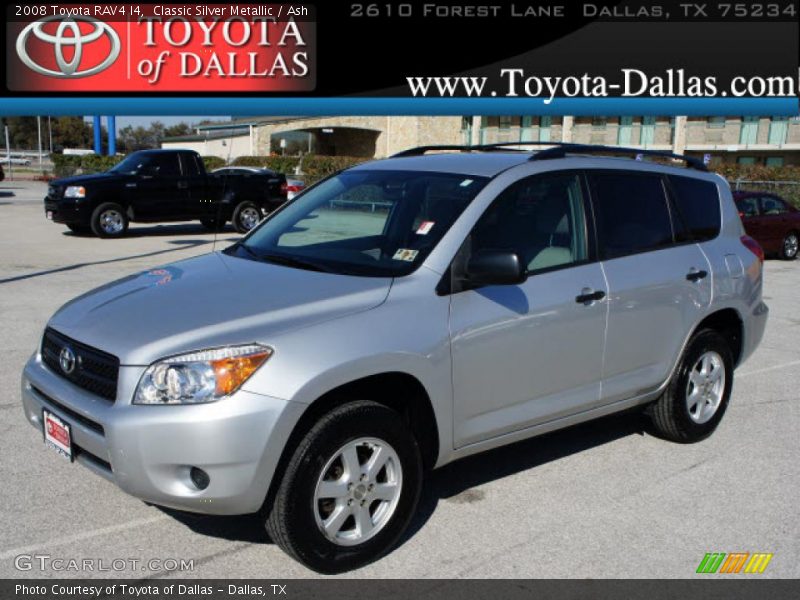 Classic Silver Metallic / Ash 2008 Toyota RAV4 I4