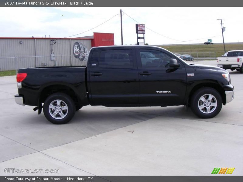Black / Beige 2007 Toyota Tundra SR5 CrewMax