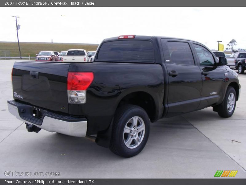 Black / Beige 2007 Toyota Tundra SR5 CrewMax