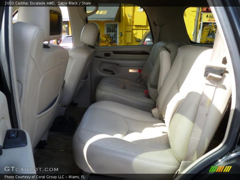 Sable Black / Shale 2003 Cadillac Escalade AWD
