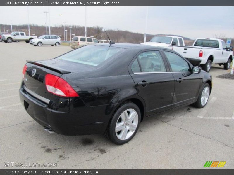 Tuxedo Black Metallic / Medium Light Stone 2011 Mercury Milan I4