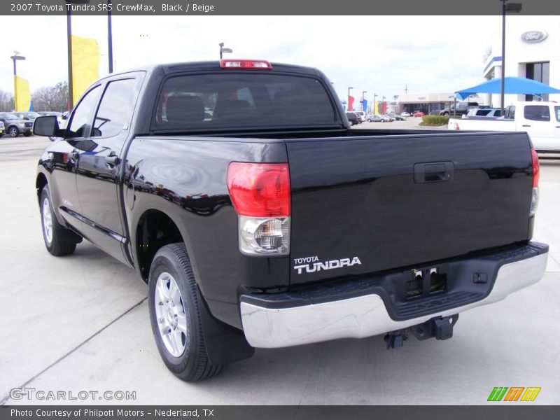 Black / Beige 2007 Toyota Tundra SR5 CrewMax