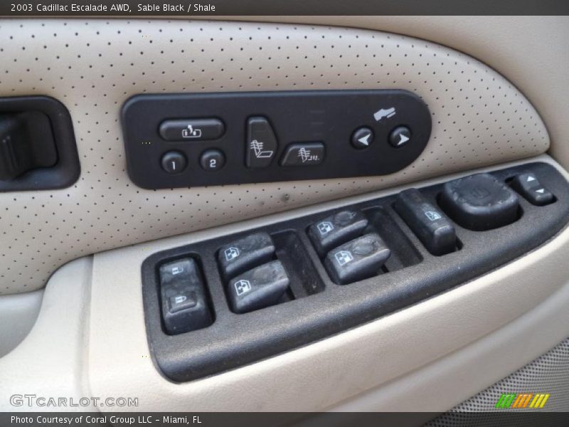 Sable Black / Shale 2003 Cadillac Escalade AWD