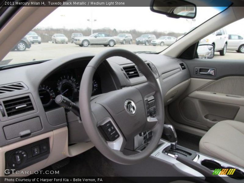 Tuxedo Black Metallic / Medium Light Stone 2011 Mercury Milan I4