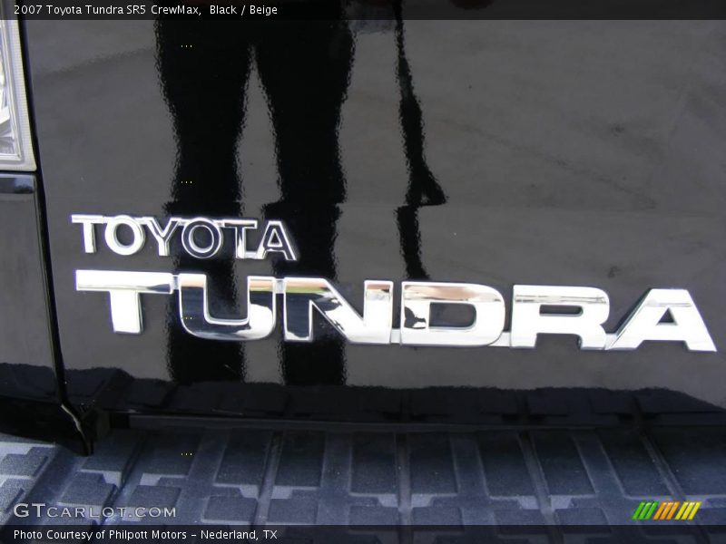Black / Beige 2007 Toyota Tundra SR5 CrewMax