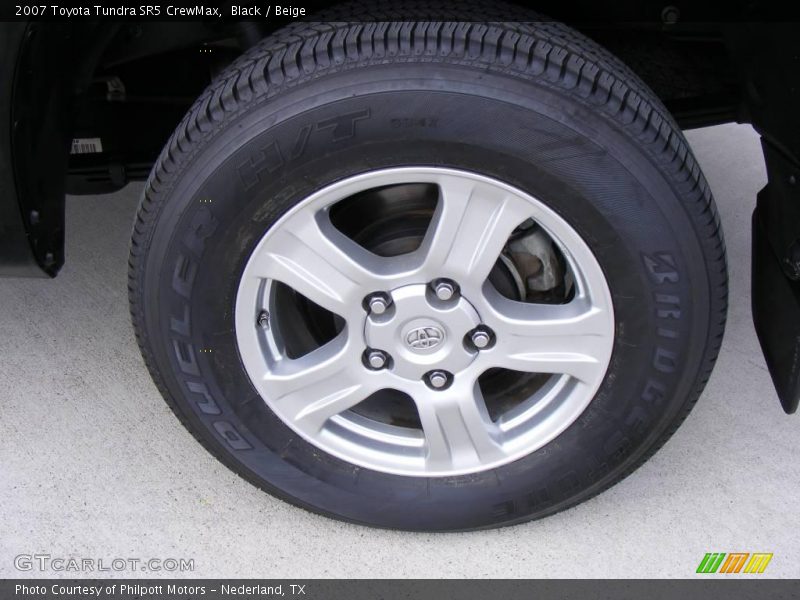 Black / Beige 2007 Toyota Tundra SR5 CrewMax