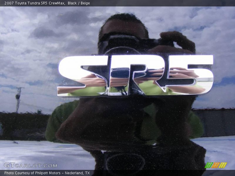Black / Beige 2007 Toyota Tundra SR5 CrewMax