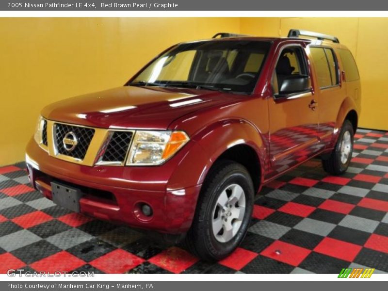 Red Brawn Pearl / Graphite 2005 Nissan Pathfinder LE 4x4