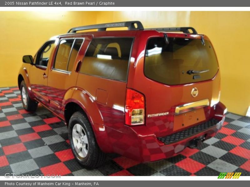 Red Brawn Pearl / Graphite 2005 Nissan Pathfinder LE 4x4