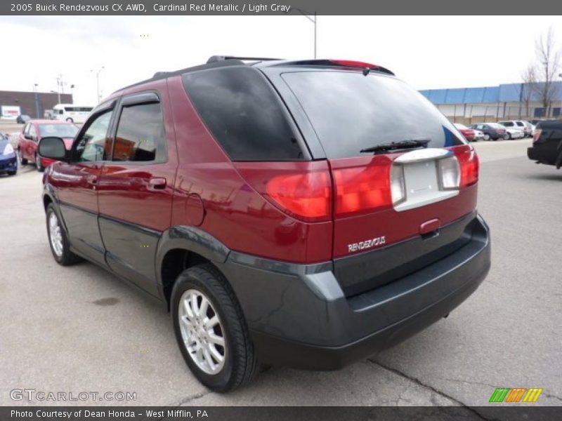 Cardinal Red Metallic / Light Gray 2005 Buick Rendezvous CX AWD