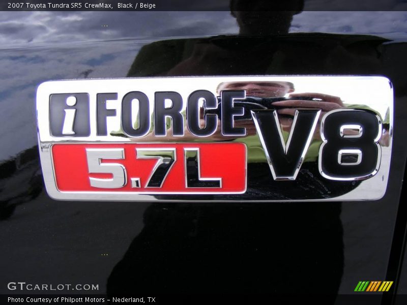 Black / Beige 2007 Toyota Tundra SR5 CrewMax