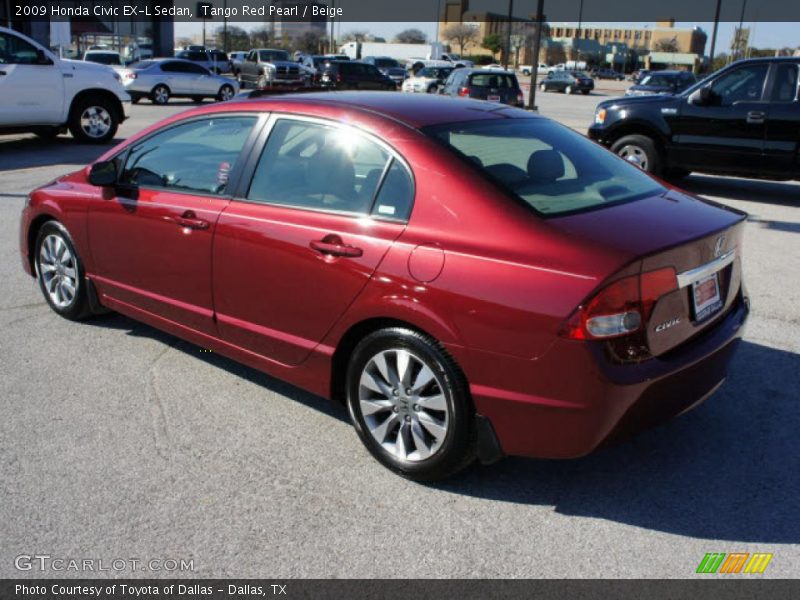  2009 Civic EX-L Sedan Tango Red Pearl
