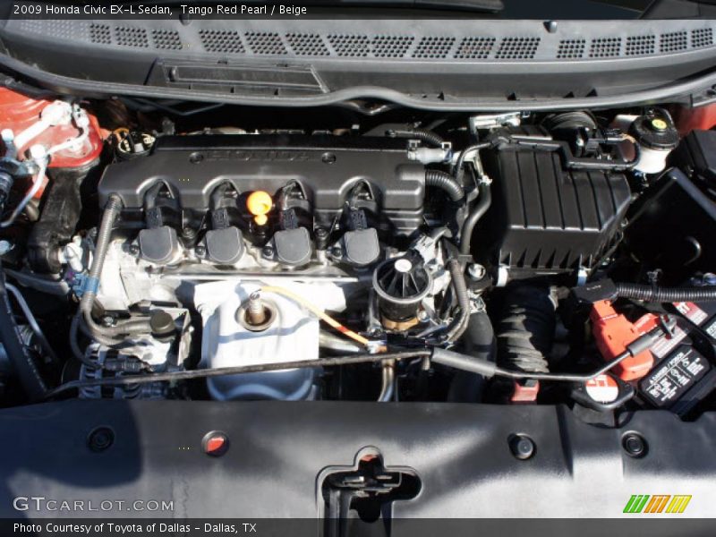  2009 Civic EX-L Sedan Engine - 1.8 Liter SOHC 16-Valve i-VTEC 4 Cylinder