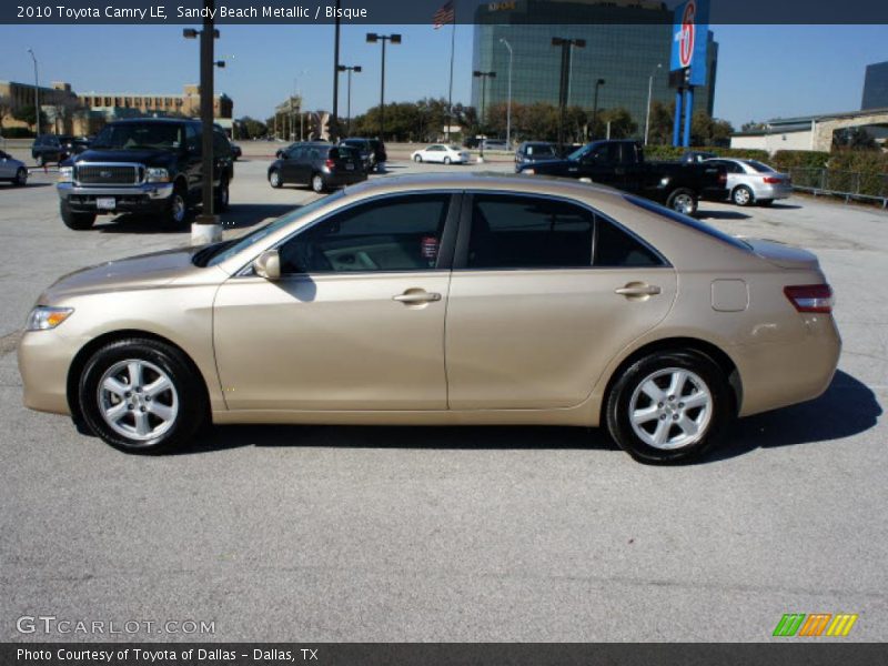 Sandy Beach Metallic / Bisque 2010 Toyota Camry LE