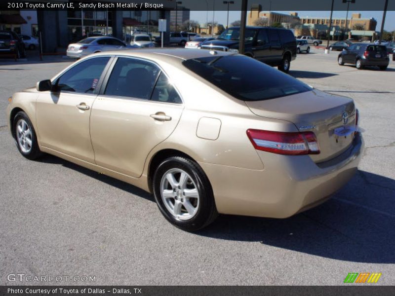 Sandy Beach Metallic / Bisque 2010 Toyota Camry LE