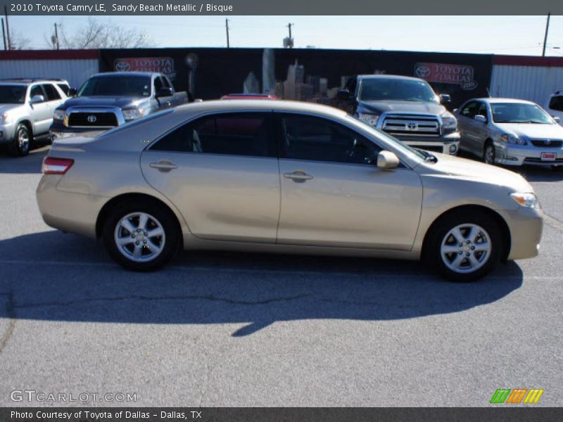 Sandy Beach Metallic / Bisque 2010 Toyota Camry LE