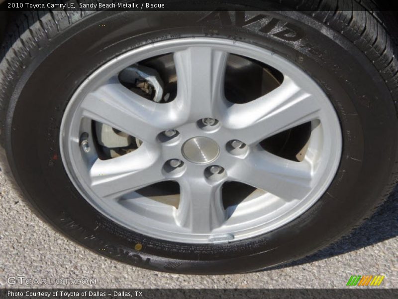 Sandy Beach Metallic / Bisque 2010 Toyota Camry LE