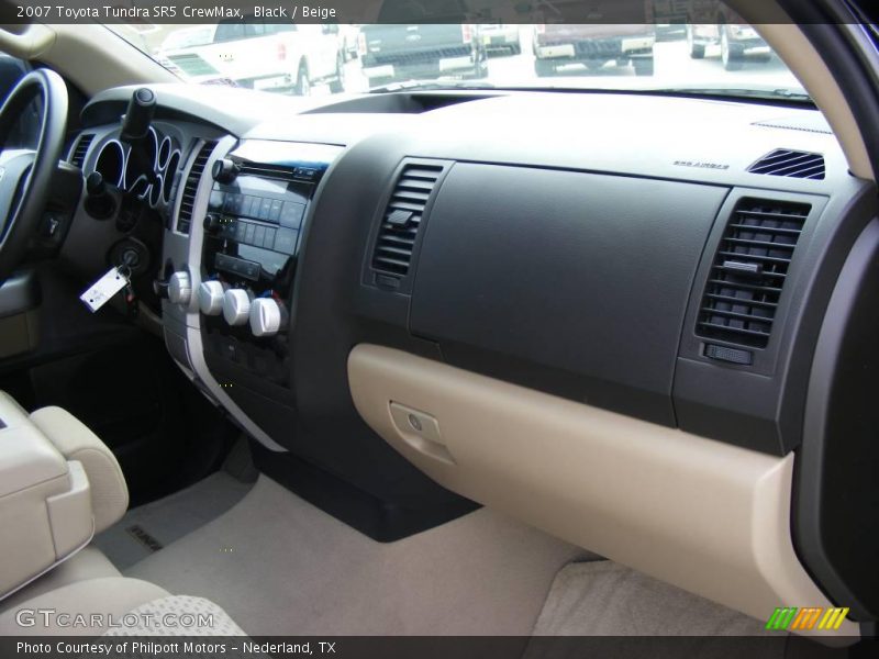 Black / Beige 2007 Toyota Tundra SR5 CrewMax