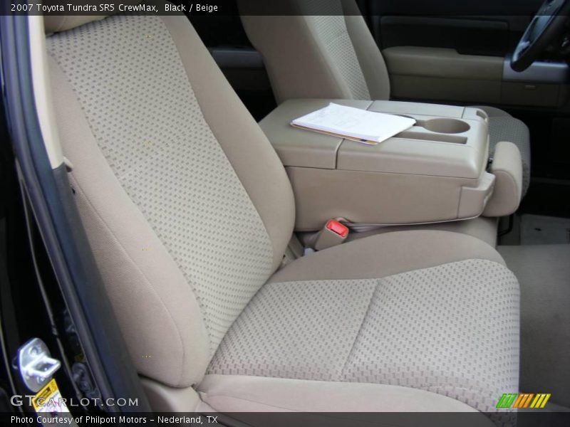 Black / Beige 2007 Toyota Tundra SR5 CrewMax