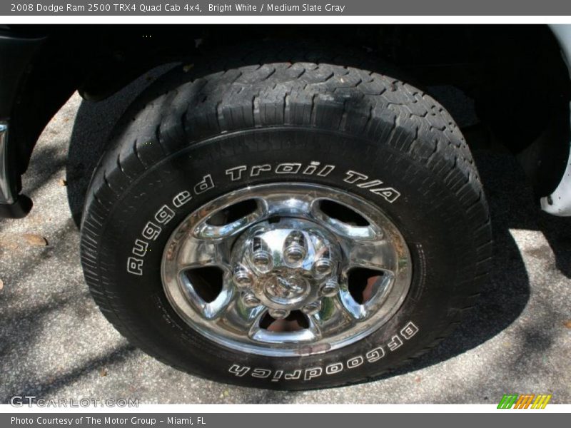 Bright White / Medium Slate Gray 2008 Dodge Ram 2500 TRX4 Quad Cab 4x4