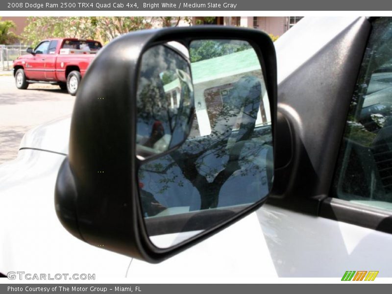 Bright White / Medium Slate Gray 2008 Dodge Ram 2500 TRX4 Quad Cab 4x4