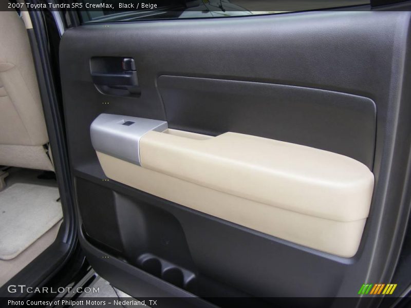 Black / Beige 2007 Toyota Tundra SR5 CrewMax
