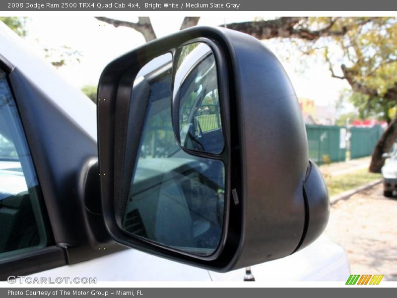 Bright White / Medium Slate Gray 2008 Dodge Ram 2500 TRX4 Quad Cab 4x4