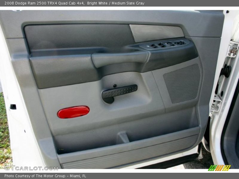Bright White / Medium Slate Gray 2008 Dodge Ram 2500 TRX4 Quad Cab 4x4