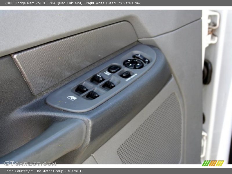 Bright White / Medium Slate Gray 2008 Dodge Ram 2500 TRX4 Quad Cab 4x4
